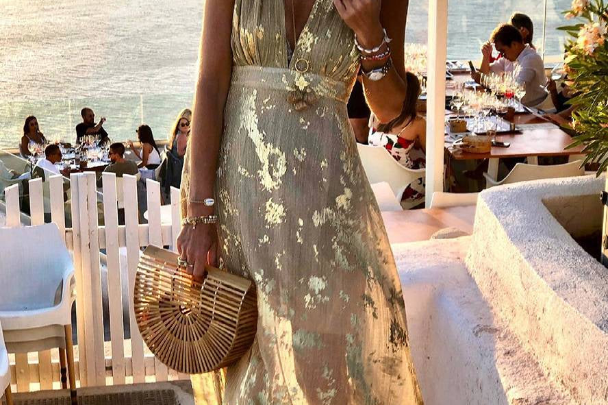 Women's Sleeveless Sequin V-Neck Evening Maxi Dress
