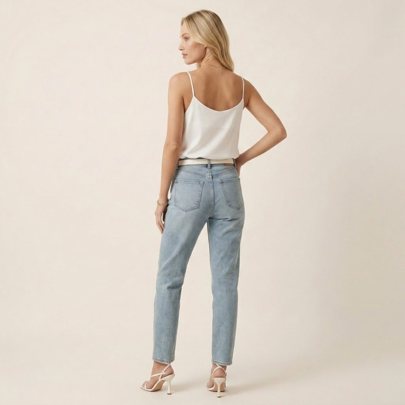 Cami Top | Elegant V-Neck Spaghetti Strap Satin Blouse 2