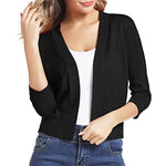 Cardigan | Open Front Lightweight Cardigan Sweater | Versatile Relaxed Layering Piece 1