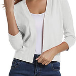 Cardigan | Open Front Lightweight Cardigan Sweater | Versatile Relaxed Layering Piece 10