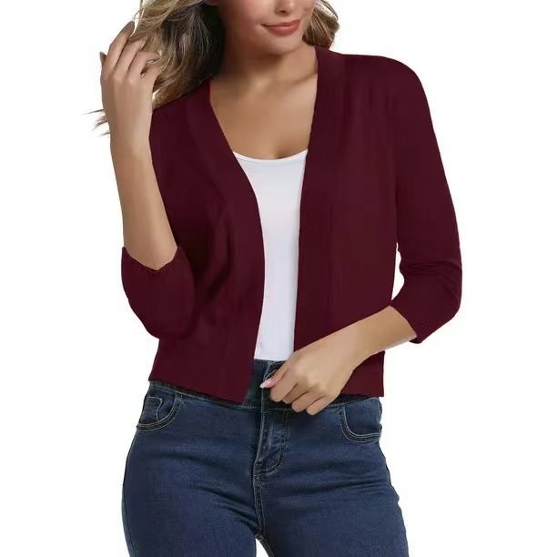 Cardigan | Open Front Lightweight Cardigan Sweater | Versatile Relaxed Layering Piece 14