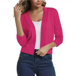 Cardigan | Open Front Lightweight Cardigan Sweater | Versatile Relaxed Layering Piece 17