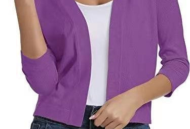 Cardigan | Open Front Lightweight Cardigan Sweater | Versatile Relaxed Layering Piece 19