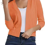 Cardigan | Open Front Lightweight Cardigan Sweater | Versatile Relaxed Layering Piece 20