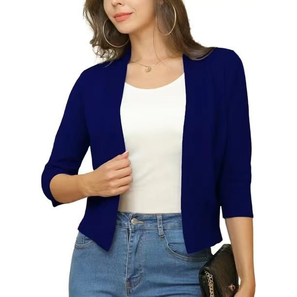 Cardigan | Open Front Lightweight Cardigan Sweater | Versatile Relaxed Layering Piece 4