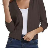 Cardigan | Open Front Lightweight Cardigan Sweater | Versatile Relaxed Layering Piece 6