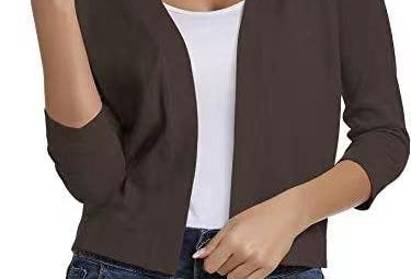 Cardigan | Open Front Lightweight Cardigan Sweater | Versatile Relaxed Layering Piece 6