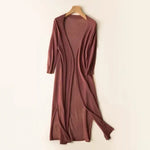 Cardigan | Open Front Long Sleeve Cardigan Sweater | Lightweight Relaxed Fit 0