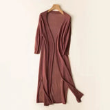 Cardigan | Open Front Long Sleeve Cardigan Sweater | Lightweight Relaxed Fit 0