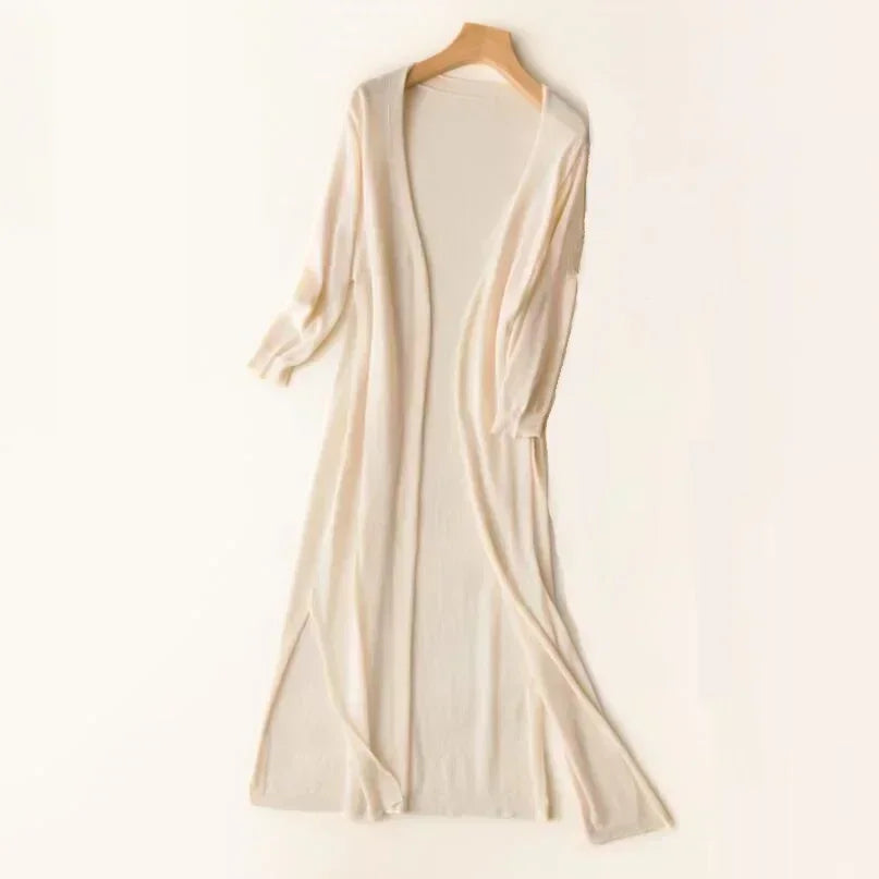 Cardigan | Open Front Long Sleeve Cardigan Sweater | Lightweight Relaxed Fit 3