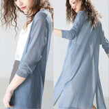 Cardigan | Open Front Long Sleeve Cardigan Sweater | Lightweight Relaxed Fit 4