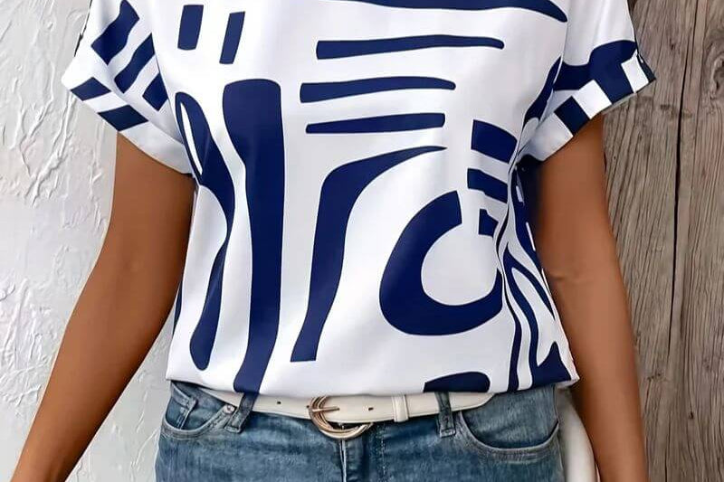 Women's Summer Blouse | Chic Lightweight White Blouse