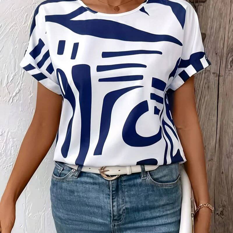 Women's Summer Blouse | Chic Lightweight White Blouse
