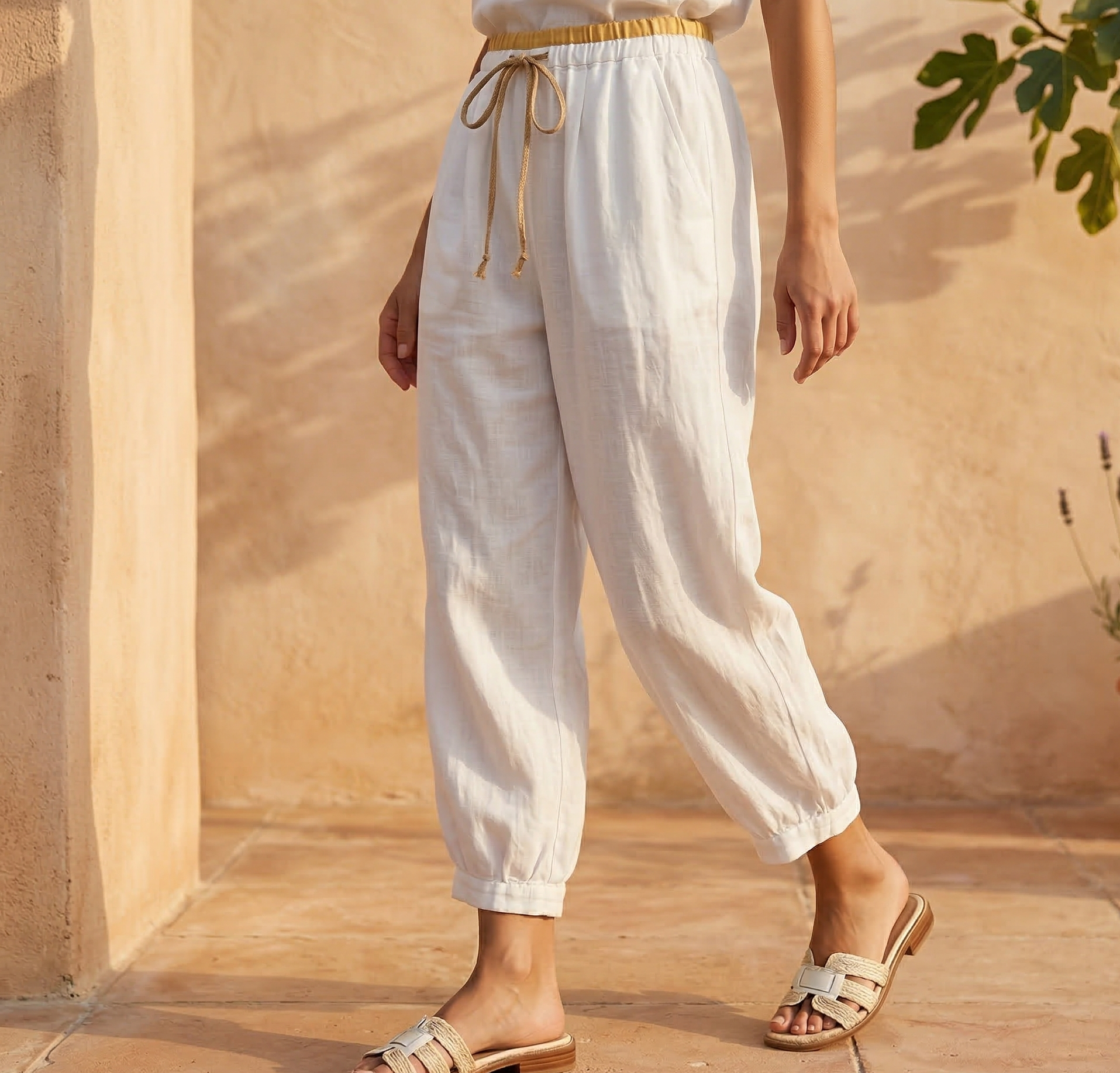 Casual Pants | Relaxed Drawstring Lightweight Comfort 5