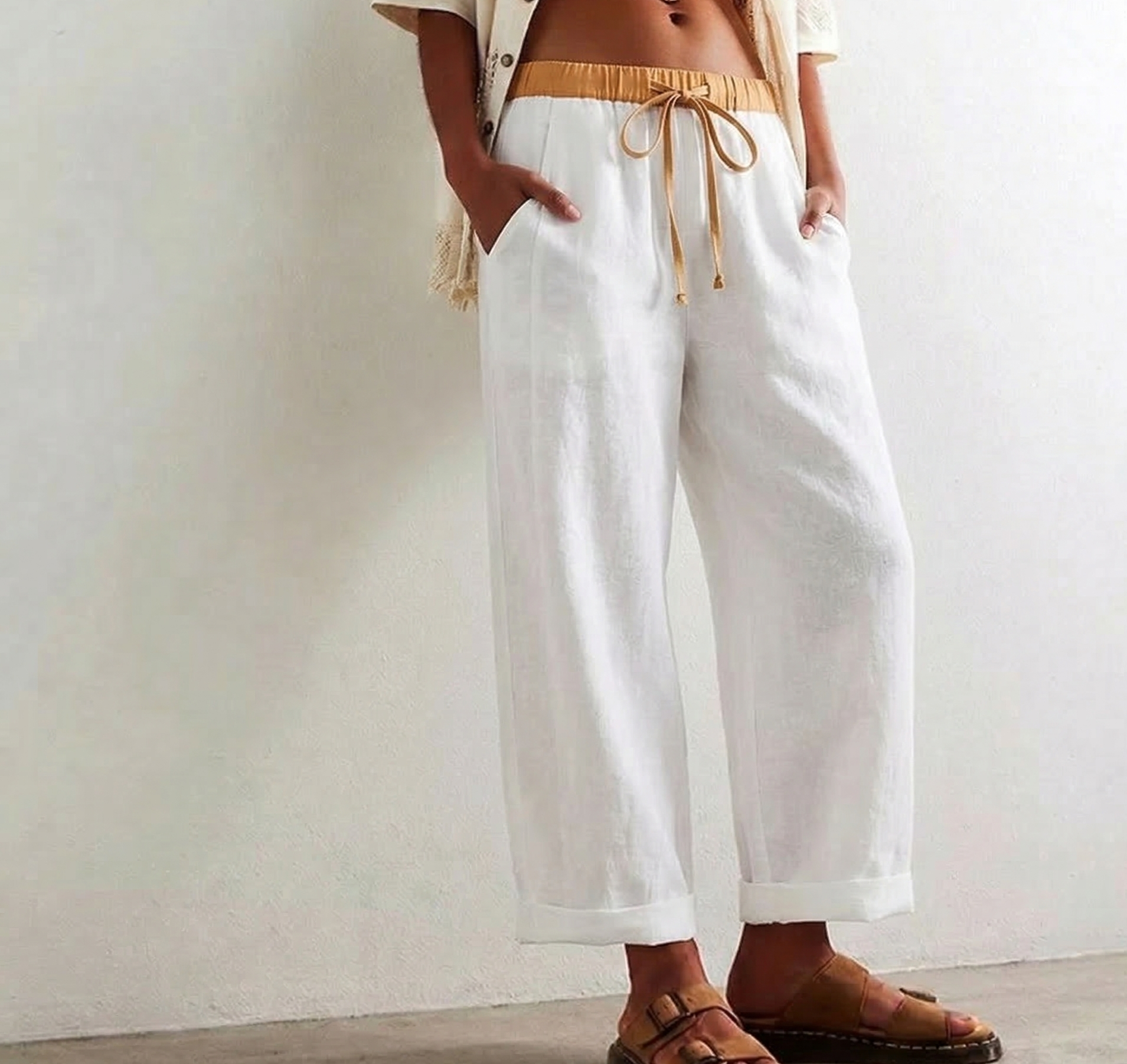 Casual Pants | Relaxed Drawstring Lightweight Comfort 6