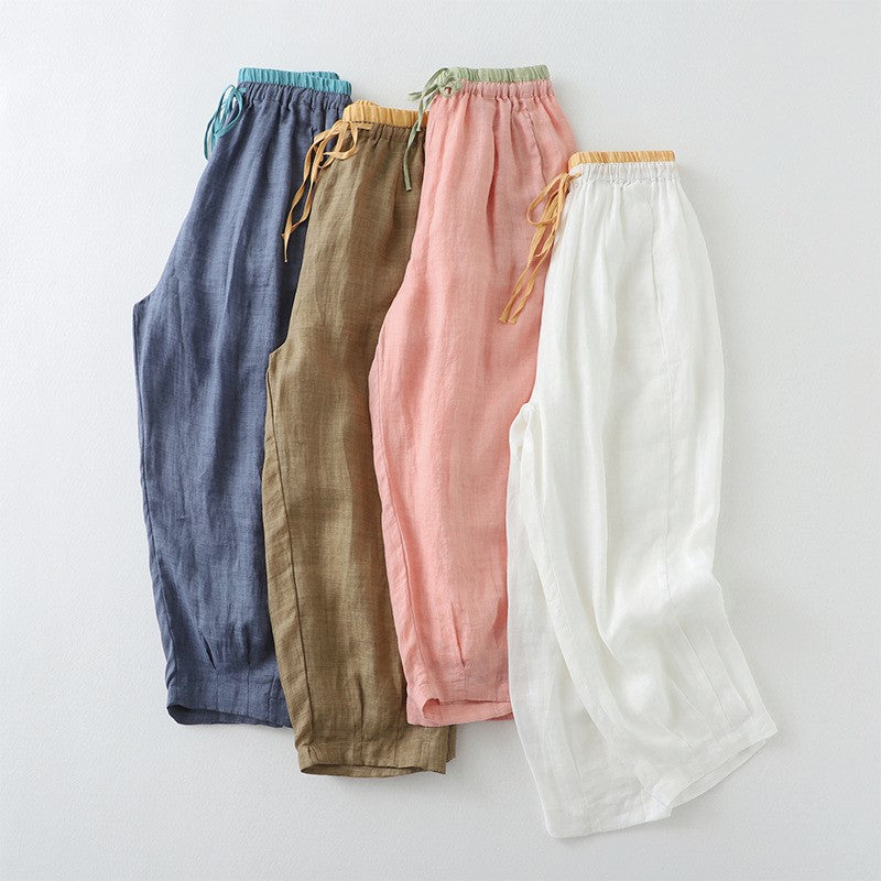 Casual Pants | Relaxed Drawstring Lightweight Comfort 8