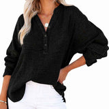 Casual Top | Classic Long Sleeve Henley Shirt | Comfortable Relaxed Fit 4