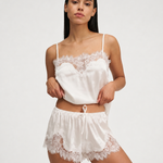 Cami Shorts Set - White