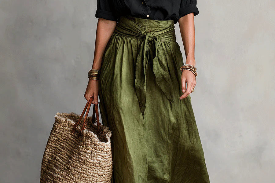 Chic Two Piece Sets | Stylish T-Shirt & Midi Skirt Outfit for All Occasions 0