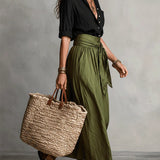 Chic Two Piece Sets | Stylish T-Shirt & Midi Skirt Outfit for All Occasions 1
