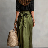 Chic Two Piece Sets | Stylish T-Shirt & Midi Skirt Outfit for All Occasions 2