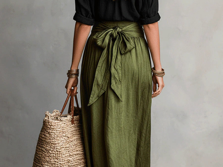 Chic Two Piece Sets | Stylish T-Shirt & Midi Skirt Outfit for All Occasions 2