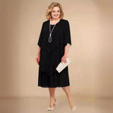 Cocktail Dress | Flowing Midi Style Elegant Design 2