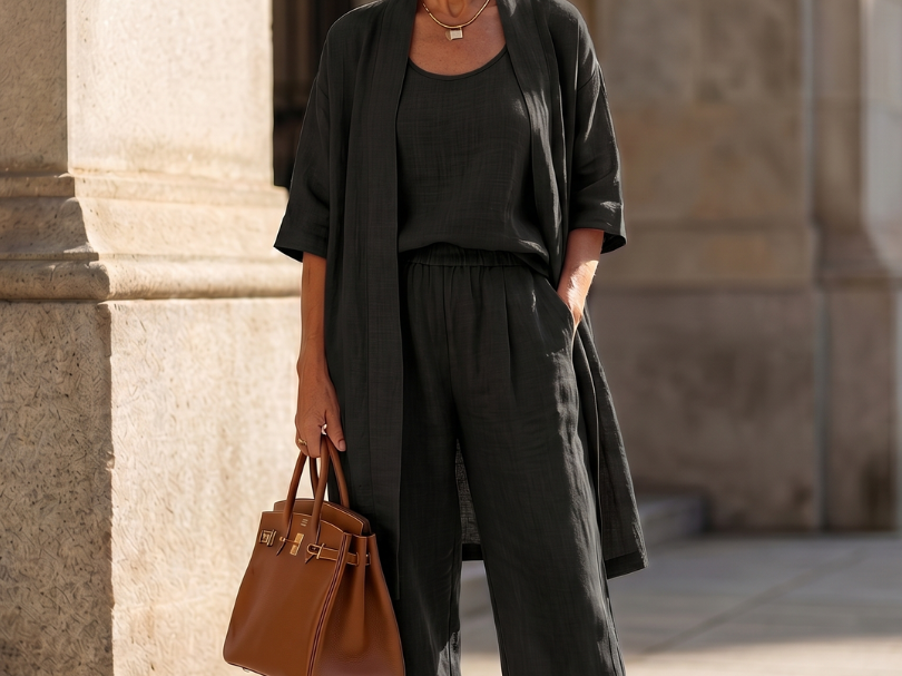 Coordinated Outfit | Relaxed 3-Piece Matching Set for Effortless Style 9