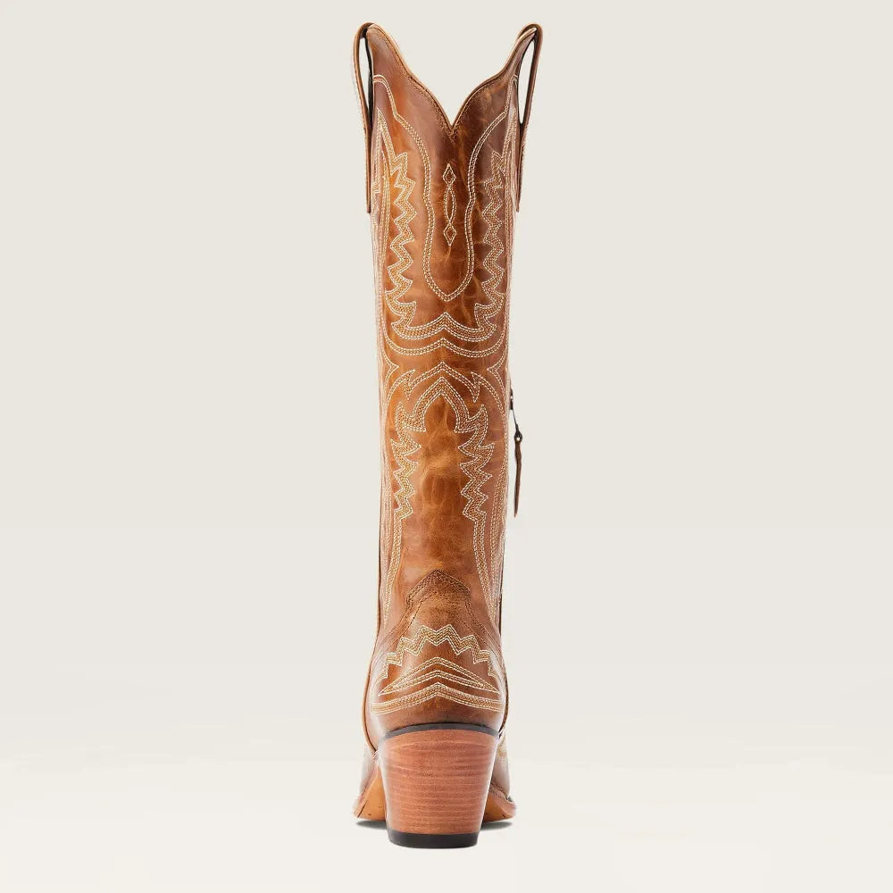 Cowboy Boots | Embroidered Western Style Mid-Height Heeled Footwear | Stylish Comfort & Classic Design 8