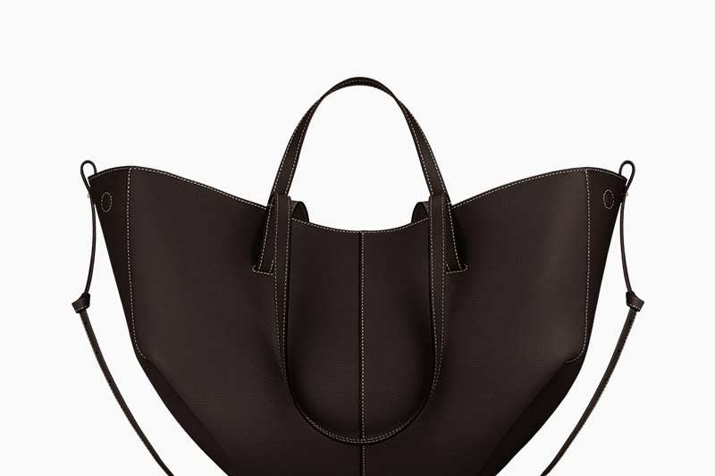 Women's Textured Leather Sculptural Tote | Versatile Two-Way Tote Bag