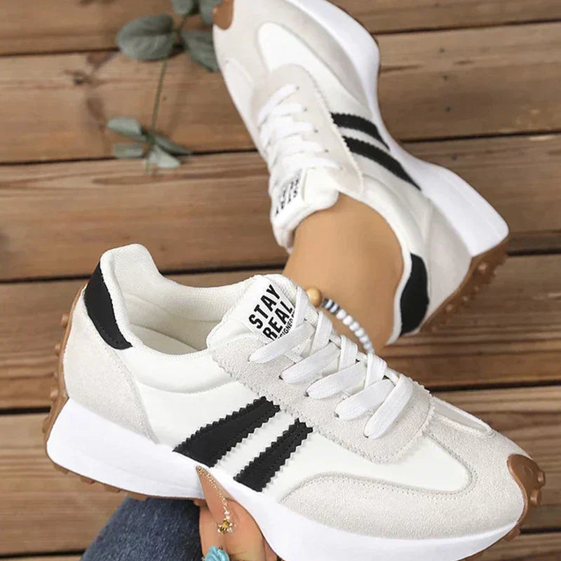 Women Platform Sneakers Cushioned Sole