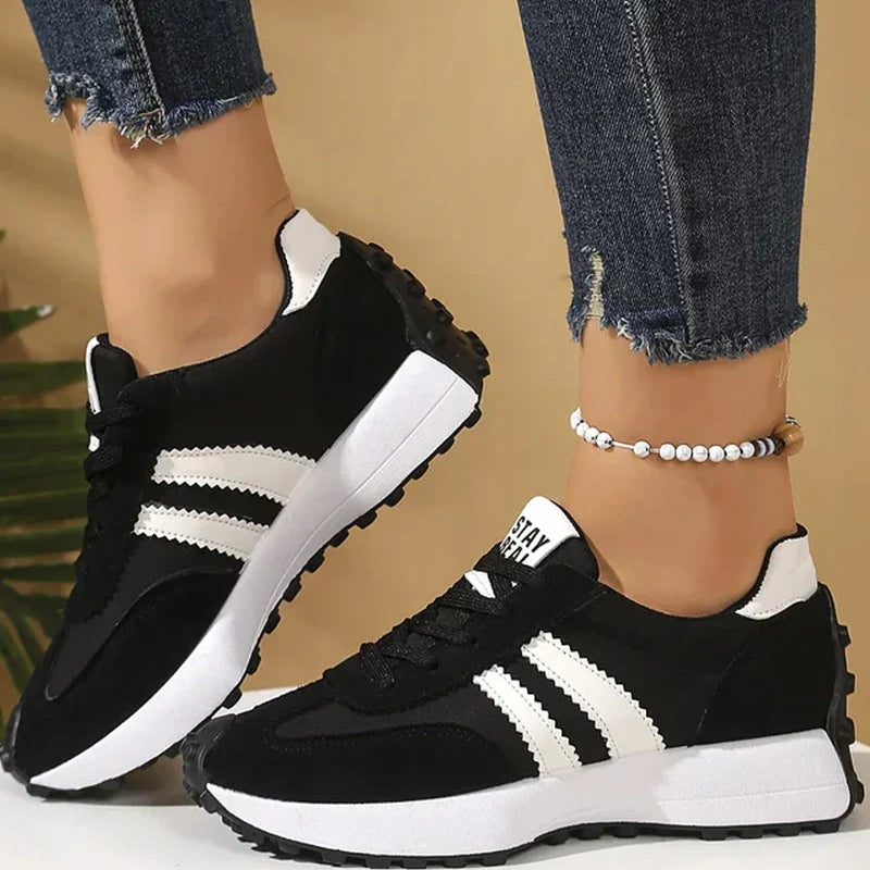 Women Platform Sneakers Cushioned Sole