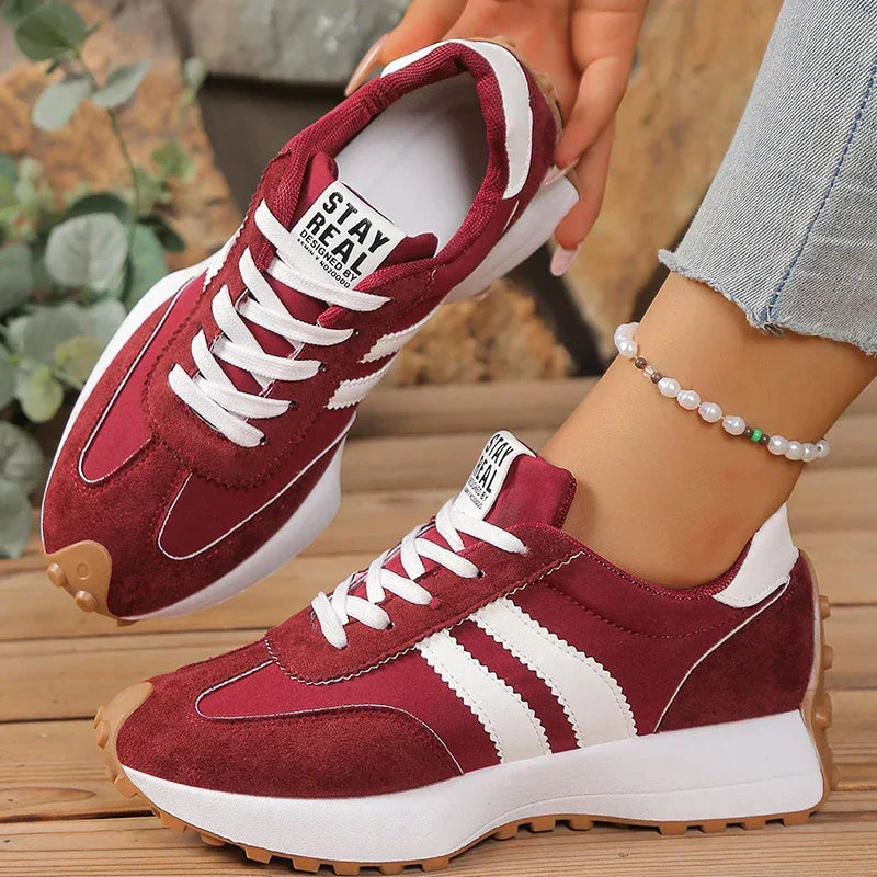 Women Platform Sneakers Cushioned Sole