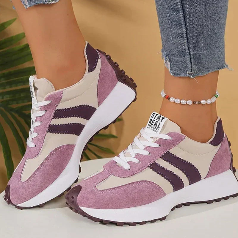 Women Platform Sneakers Cushioned Sole