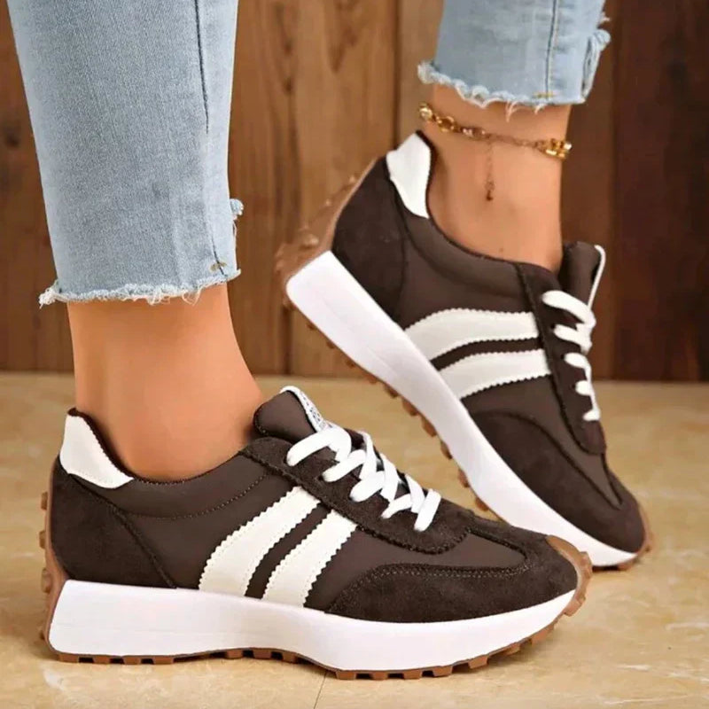 Women Platform Sneakers Cushioned Sole