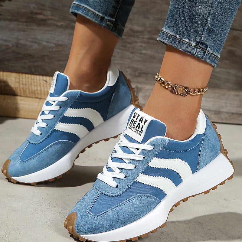 Women Platform Sneakers Cushioned Sole