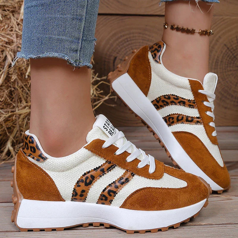 Women Platform Sneakers Cushioned Sole