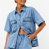 Denim Co-Ord Set | Modern Relaxed Two-Piece Outfit 3