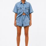 Denim Co-Ord Set | Modern Relaxed Two-Piece Outfit 4