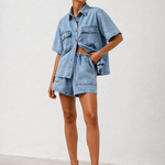 Denim Co-Ord Set | Modern Relaxed Two-Piece Outfit 5