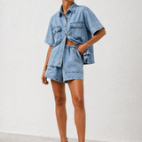 Denim Co-Ord Set | Modern Relaxed Two-Piece Outfit 5