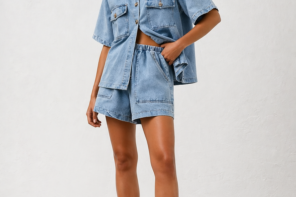 Denim Co-Ord Set | Modern Relaxed Two-Piece Outfit 5