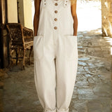 Denim Overall | Adjustable Buckle Casual Jumpsuit 3