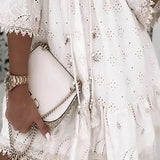 Dress | Bohemian V-Neck Midi Dress | Relaxed Loose Fit 2