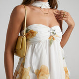 Dress | Floral Print | Mini Dress | Flowy | Charming 1