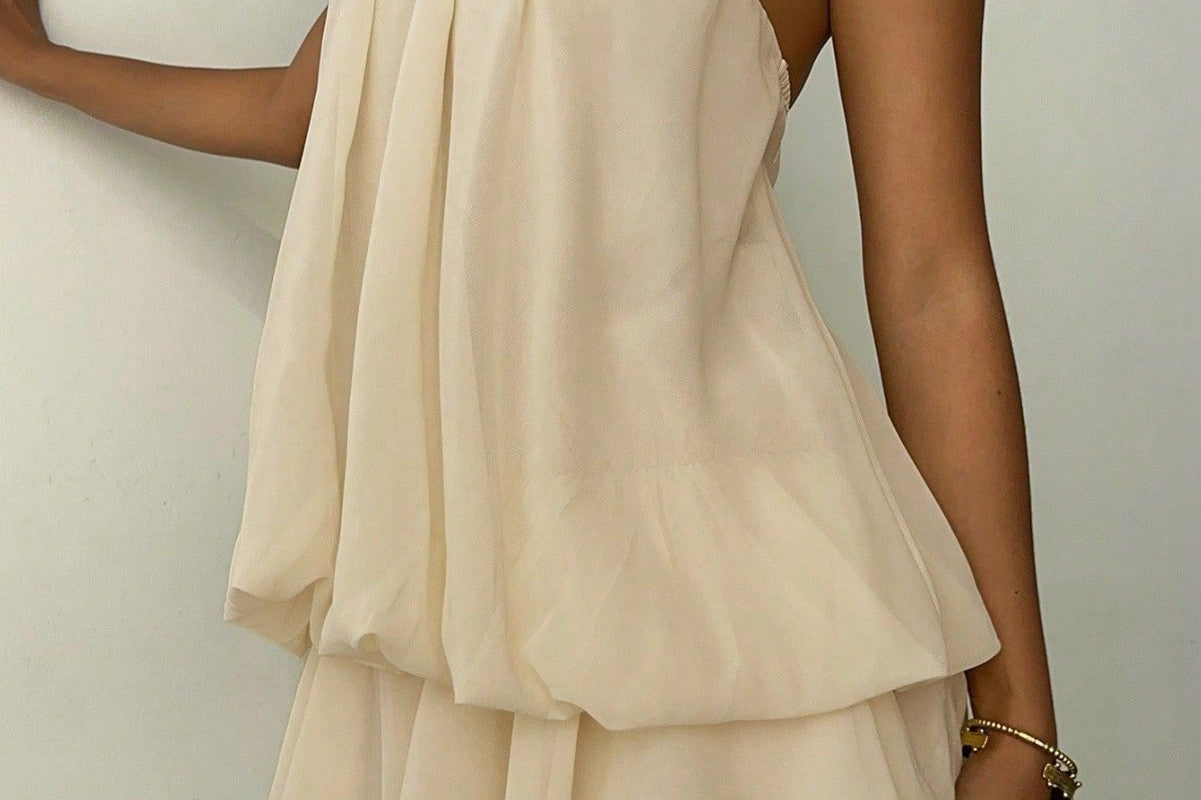 Dress | Tiered Ruffle Mini Dress | Elegant | Feminine 1