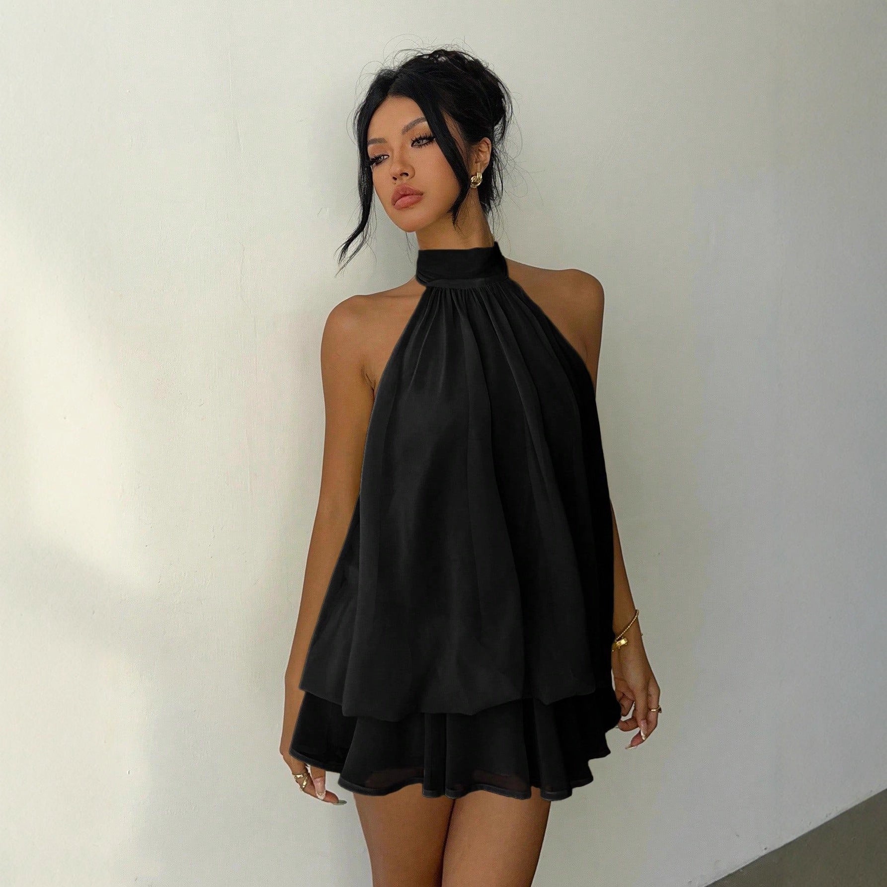 Dress | Tiered Ruffle Mini Dress | Elegant | Feminine 2