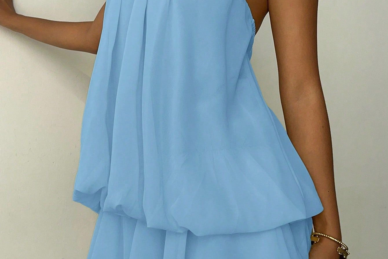 Dress | Tiered Ruffle Mini Dress | Elegant | Feminine 4