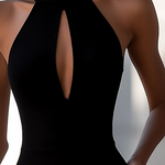 Dresses | Halter Neck Mini Cocktail Dress | Elegant Fitted Design 3