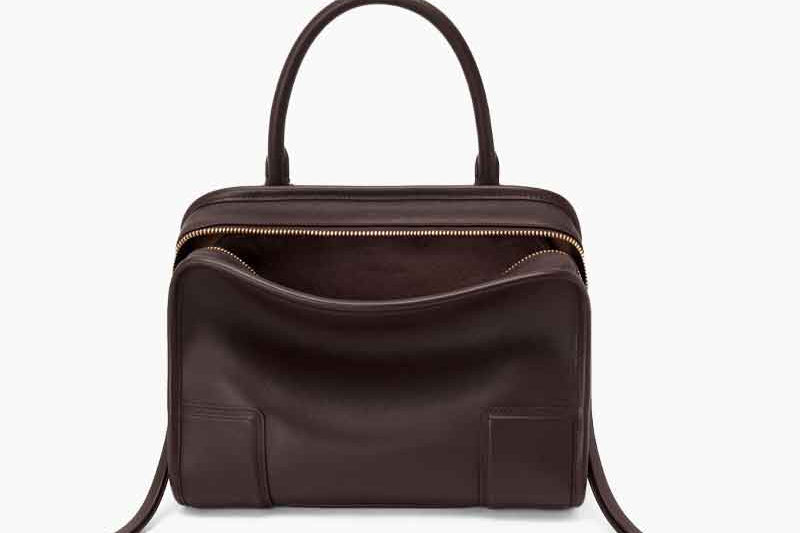 Women's Soft Calfskin Boxy Top Handle Bag | Structured City Top Handle Bag